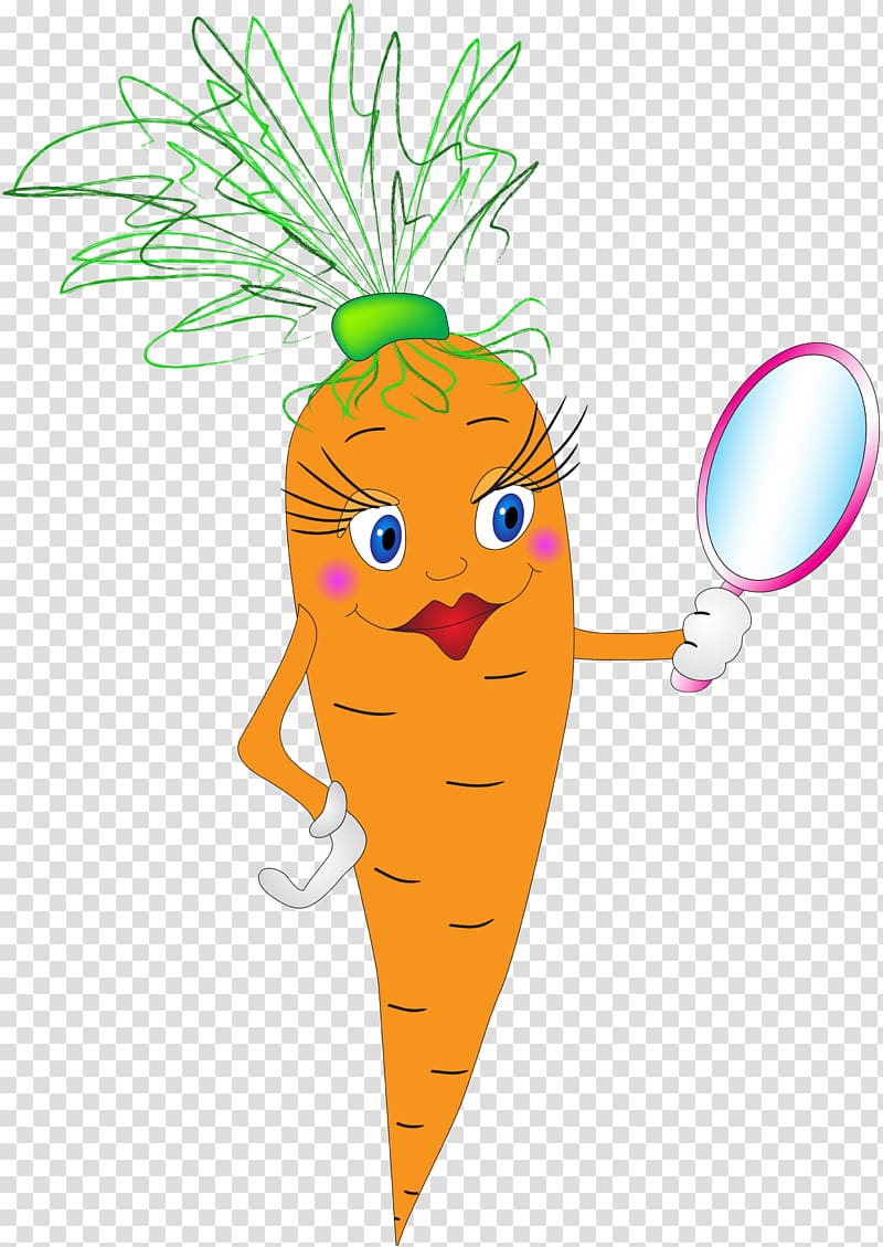 Beauty Carrot transparent background PNG clipart