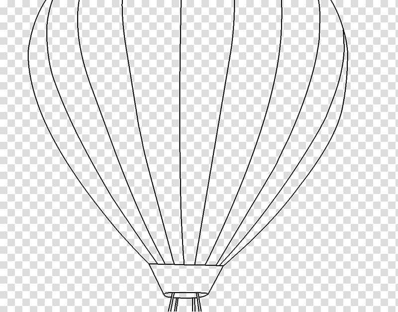 Hot air balloon Line art Lighting, design transparent background PNG clipart