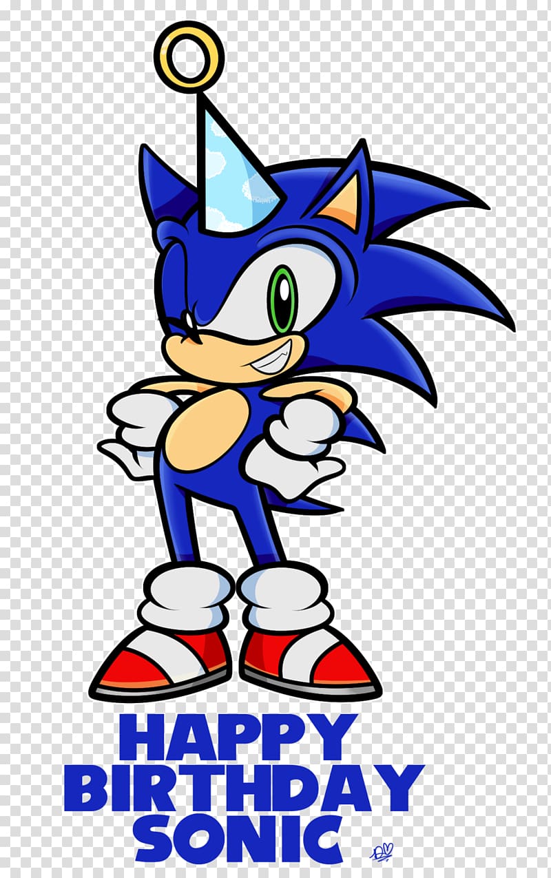 Birthday Sonic the Hedgehog Sonic Drive-In Sega, happybirthday/ transparent background PNG clipart