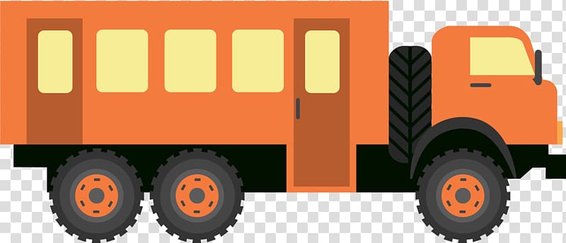 Car Rail transport Mode of transport Vehicle, Orange cartoon car transparent background PNG clipart
