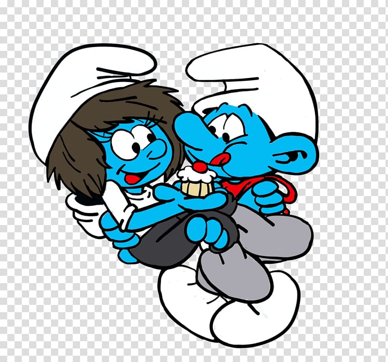 Smurfette The Smurfs Character Material, smurfs transparent background PNG clipart