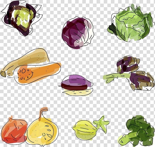 Vegetable Food Fruit, Vegetables material transparent background PNG clipart