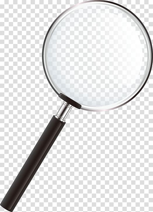 black handled magnifying glass illustration, Magnifying glass Icon, Magnifying glass laboratory appliances transparent background PNG clipart