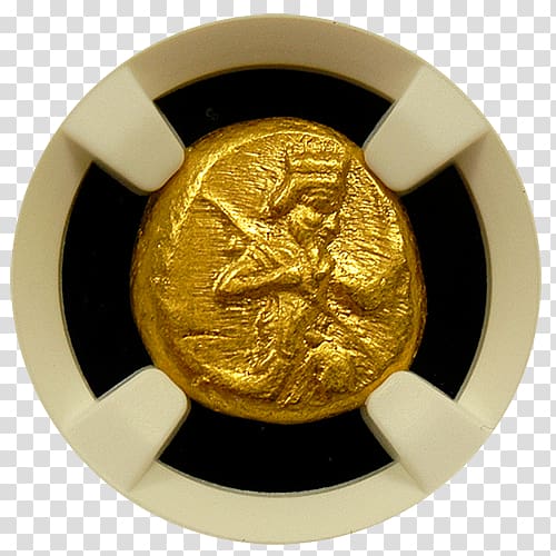 Achaemenid Empire Persian Empire Gold Coin Lydia, gold transparent background PNG clipart