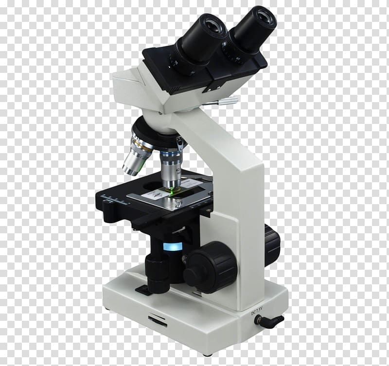 Optical microscope Binoculars Magnification Lens, Medical microscope transparent background PNG clipart