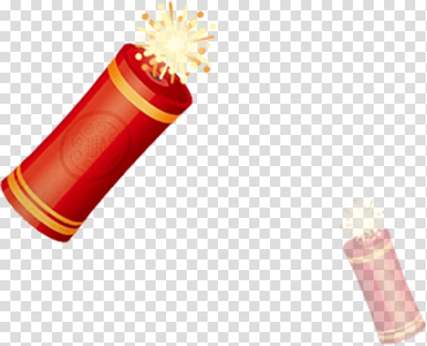 Firecracker Chinese New Year Fireworks, Chinese New Year transparent background PNG clipart