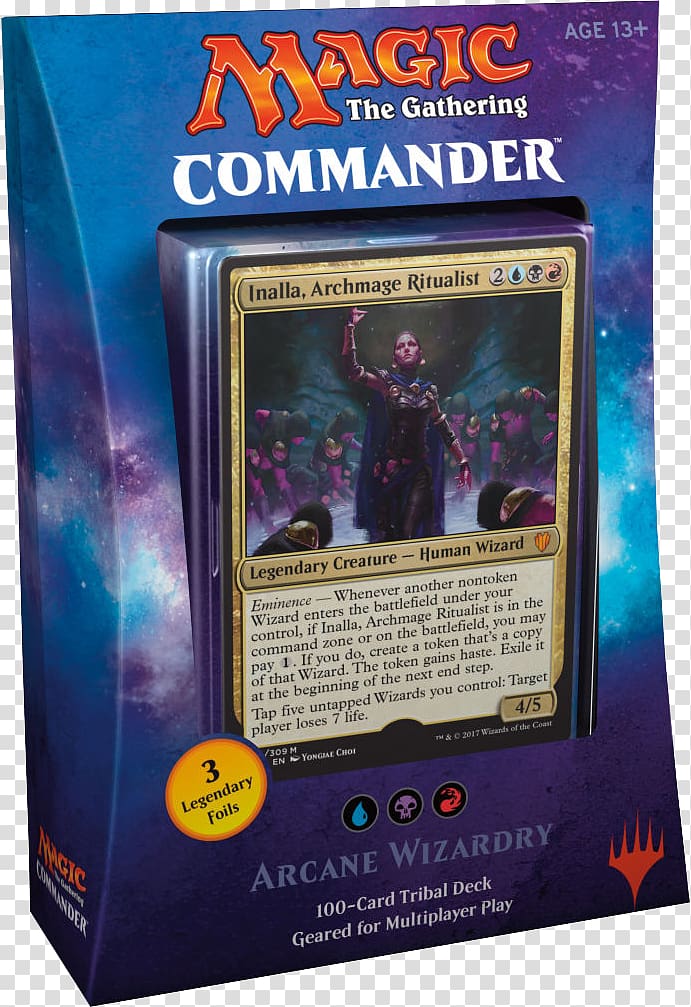 Magic: The Gathering Commander Playing card Commander 2017 Magic: The Gathering formats, others transparent background PNG clipart