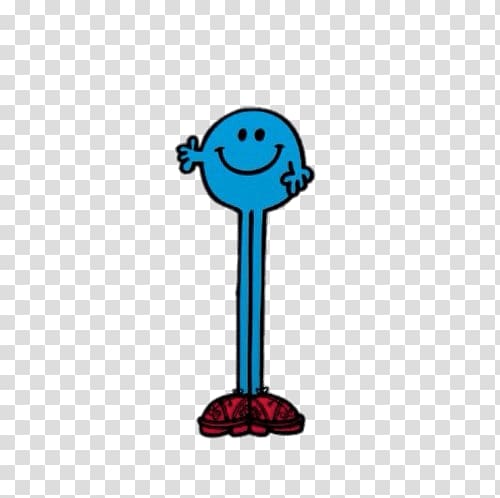 blue cartoon character illustration, Mr. Tall transparent background PNG clipart