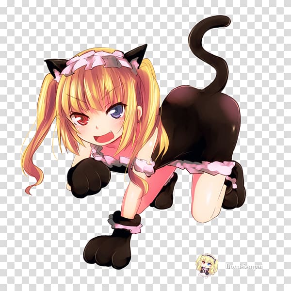 Cat Kobato Anime Art Senpai and kōhai, Cat transparent background PNG clipart