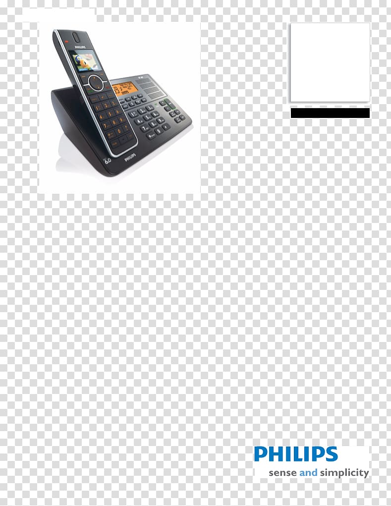 Numeric Keypads Philips SE6582B Telephone Electronics, Digital Enhanced Cordless Telecommunications transparent background PNG clipart