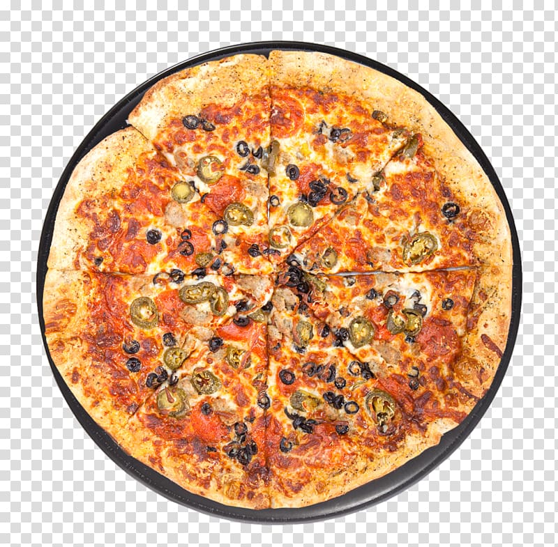 California-style pizza Sicilian pizza Food Restaurant, pizza transparent background PNG clipart