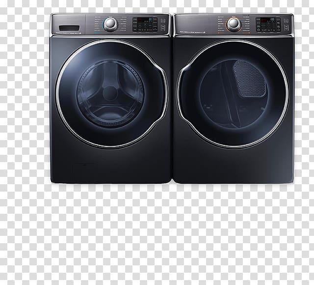 Washing Machines Combo washer dryer Clothes dryer Home appliance Cubic foot, dryer transparent background PNG clipart