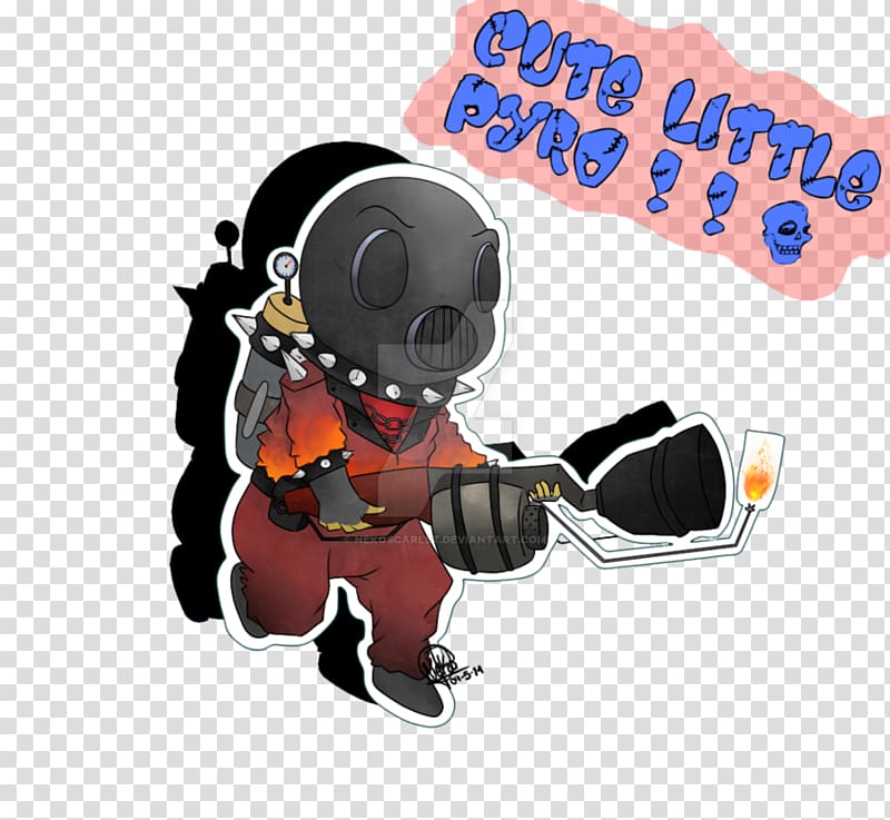 Fan art Team Fortress 2 Digital art Drawing, Pyro transparent background PNG clipart