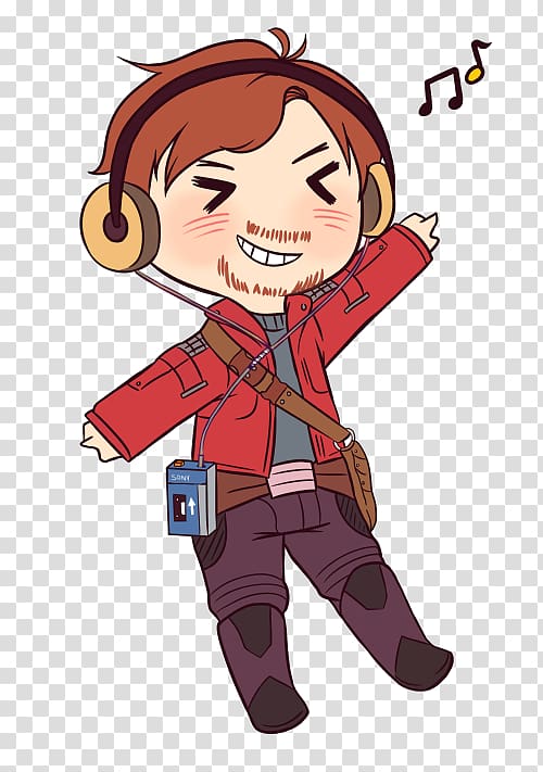 Star-Lord Chibi Marvel Universe Drawing, Chibi transparent background PNG clipart