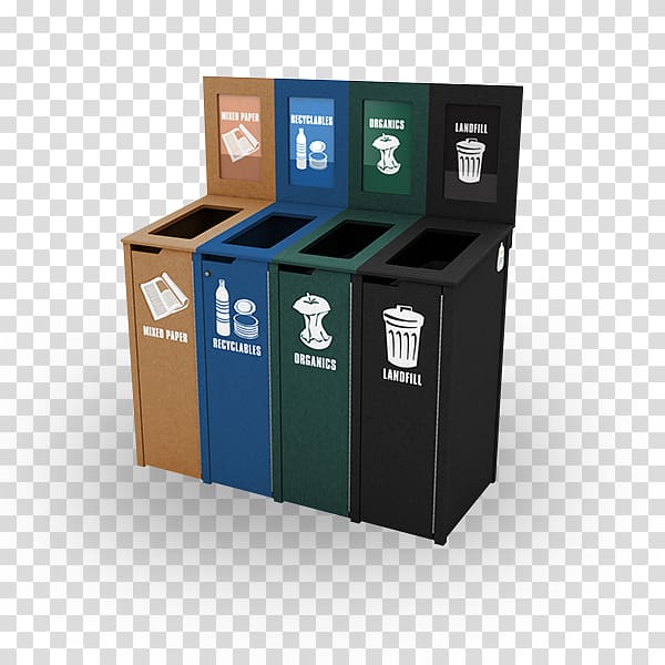 Recycling bin Rubbish Bins & Waste Paper Baskets Tin can, recycle bin transparent background PNG clipart