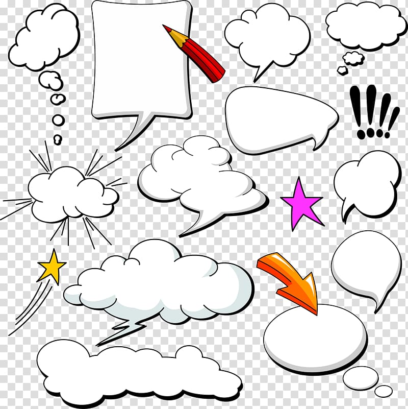 Comics Speech balloon Cloud, Dialog Comics Collection, magazine meme illustration transparent background PNG clipart