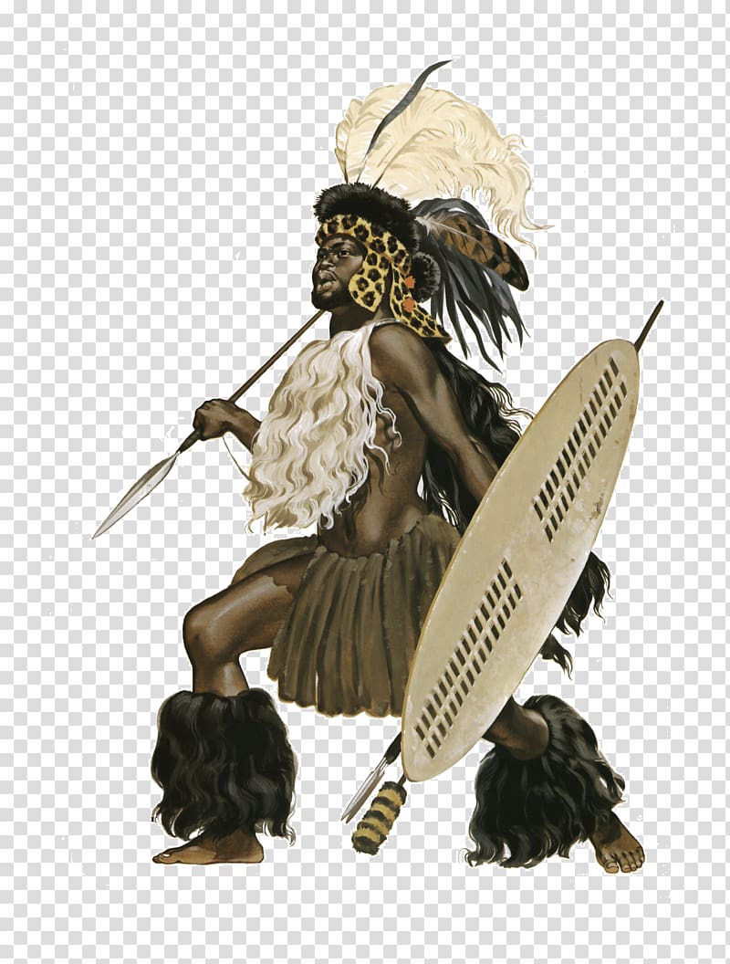 Anglo-Zulu War Zulu Kingdom Battle of Rorke\'s Drift Isandlwana Zulu people, warrior transparent background PNG clipart