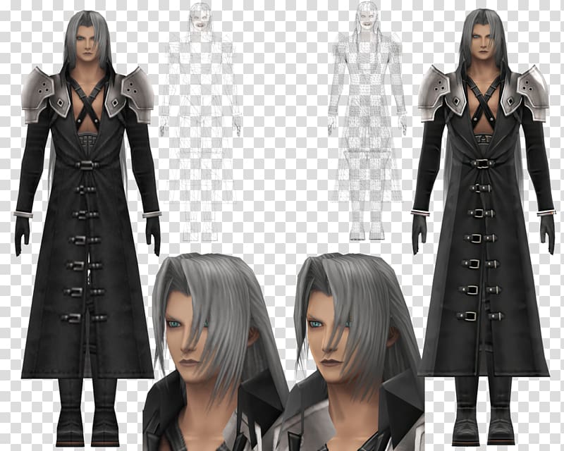 Sephiroth Crisis Core: Final Fantasy VII Final Fantasy VII Remake Tifa Lockhart, Zack Fair transparent background PNG clipart