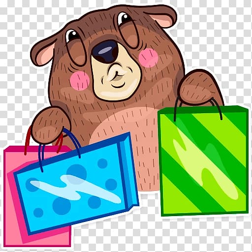 Telegram Sticker Dog Bear, dog transparent background PNG clipart