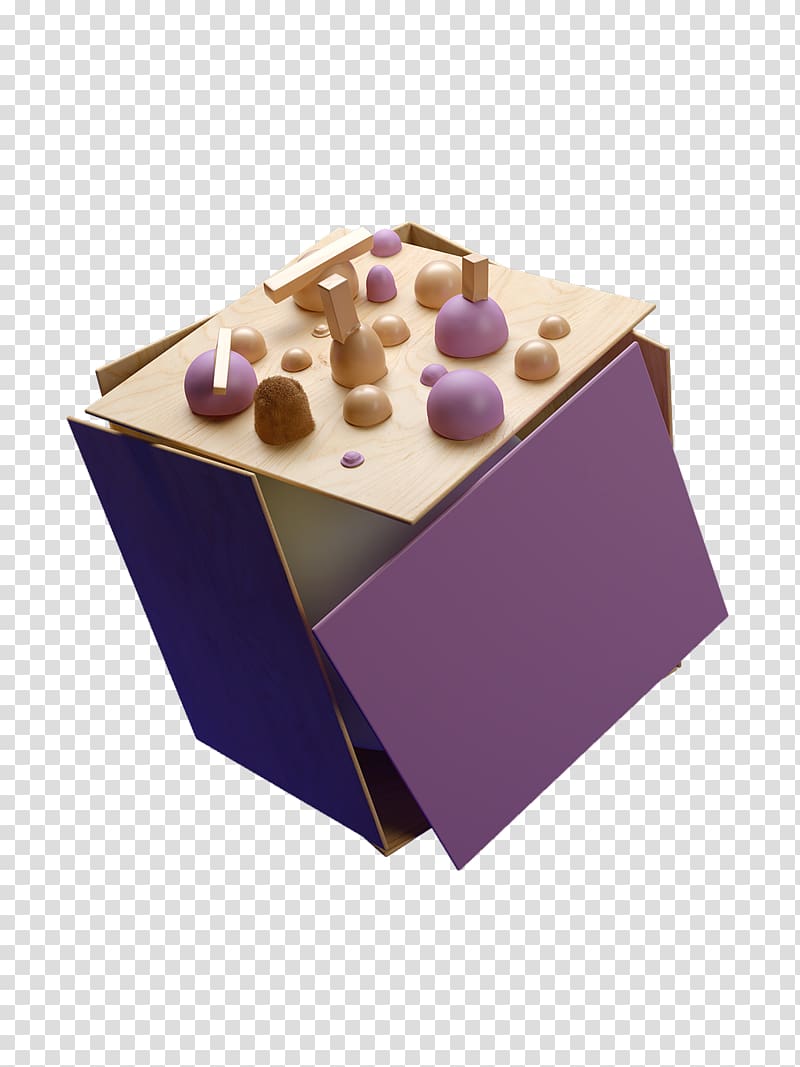 Composition Art Illustration, Pull the purple box-Free transparent background PNG clipart