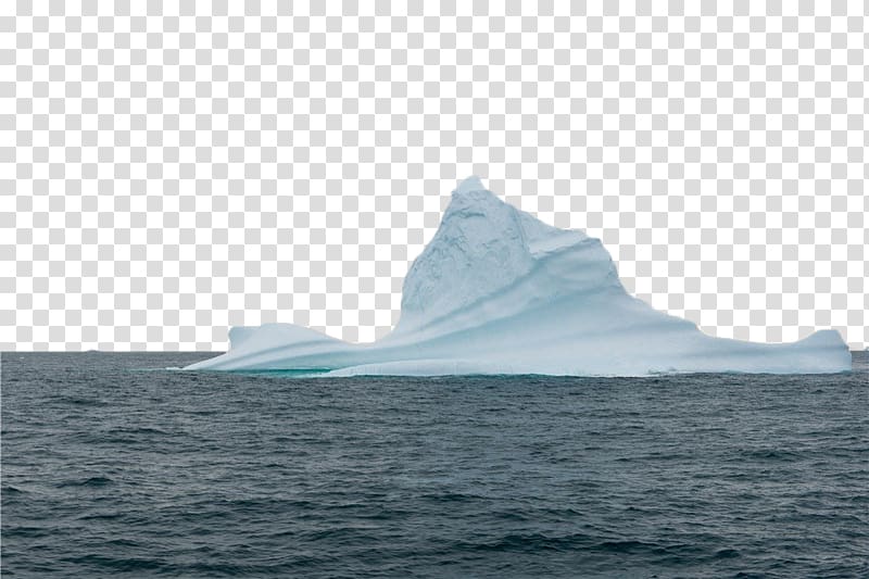 Iceberg Sea Sky Watercraft, Sea tip of the iceberg transparent background PNG clipart