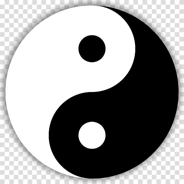 Yin and yang The Book of Balance and Harmony Symbol Taijitu Chinese philosophy, symbol transparent background PNG clipart