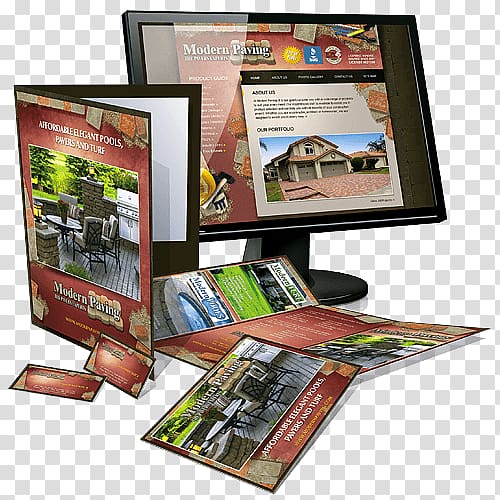 Print design .com Brochure Business Cards, paving transparent background PNG clipart