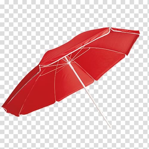 Umbrella Clothing Accessories Red Beach, beach material transparent background PNG clipart