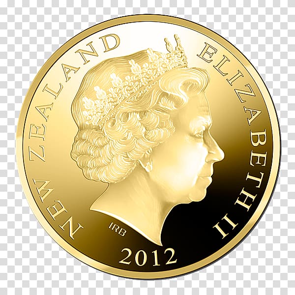 New Zealand dollar Silver coin Gold coin, three-dimensional effect transparent background PNG clipart