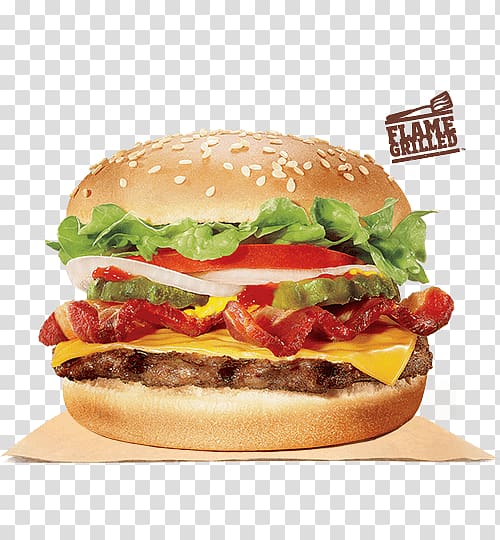 Cheeseburger Whopper Hamburger Bacon TenderCrisp, burger king ...