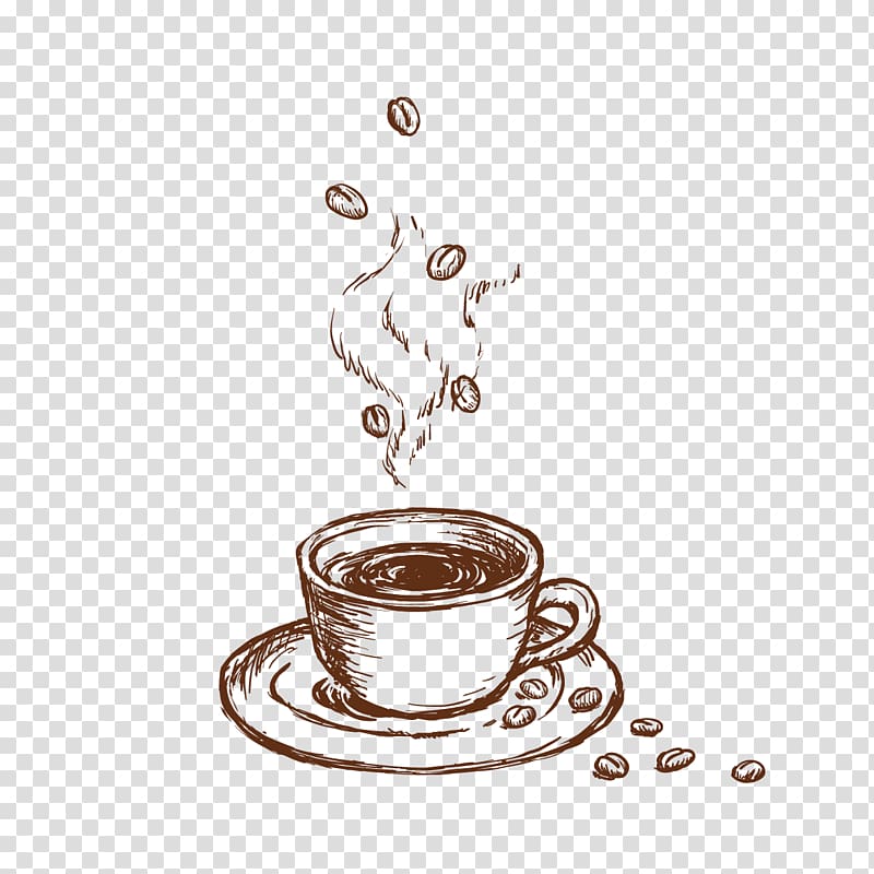 Coffee cup Cafe Jenns Java, Drink coffee beans transparent background PNG clipart