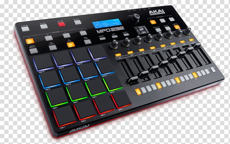 Music Production Controller MIDI Controllers Ableton Live Akai, Drums transparent background PNG clipart