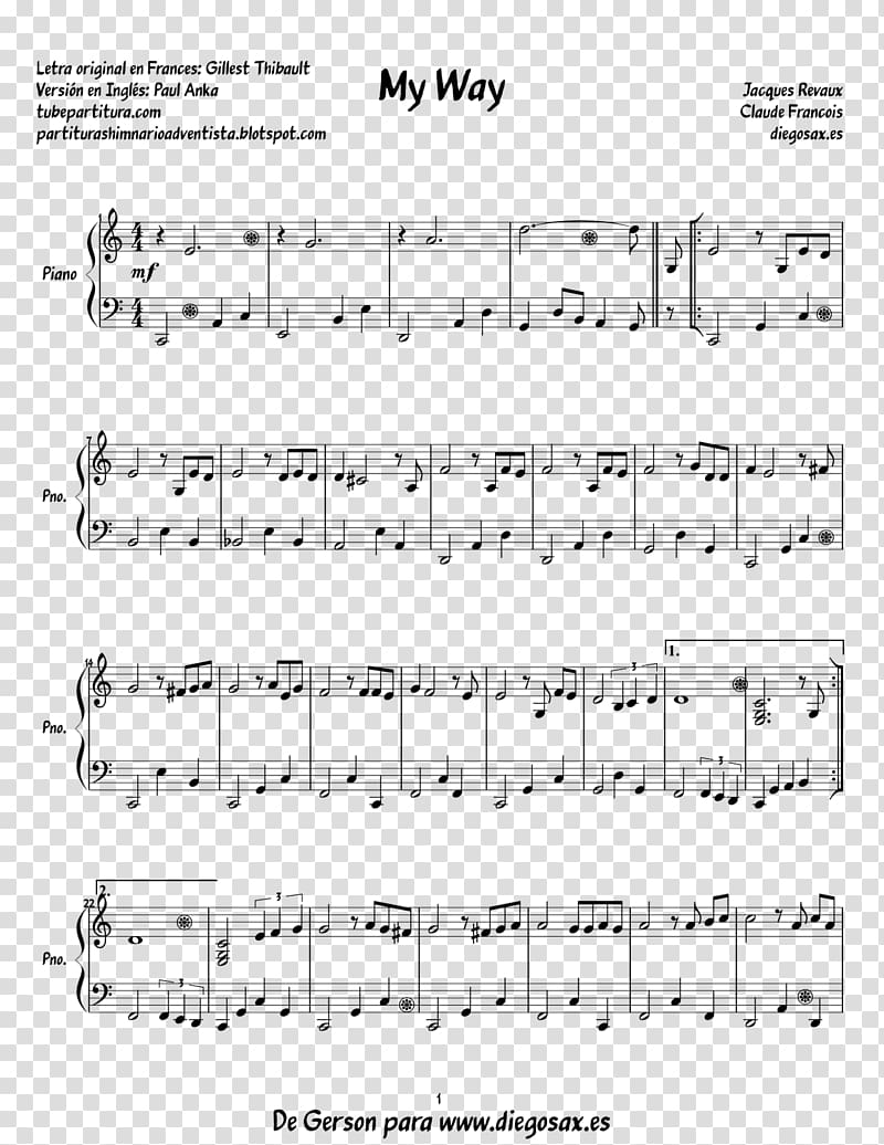 Sheet Music Lead sheet Song Pachelbel's Canon, frank sinatra transparent background PNG clipart