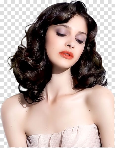 Bianca Balti Hairstyle Bob cut Fashion Bangs, hair transparent background PNG clipart