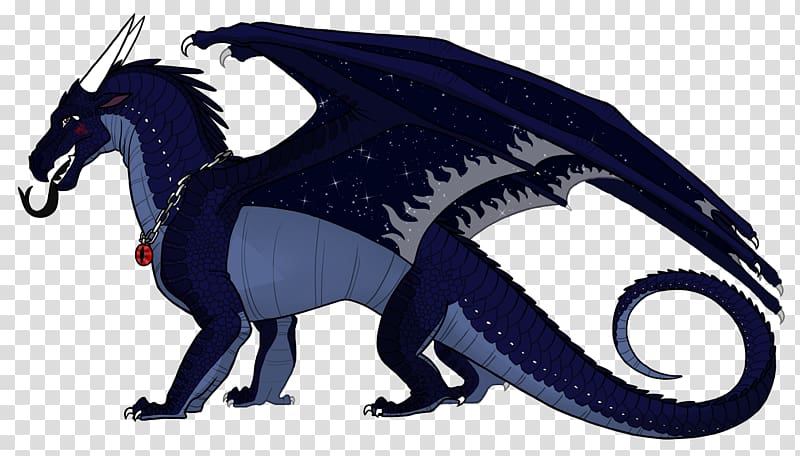 Wings of Fire Nightwing Dragon Game Character, milk spalsh transparent background PNG clipart