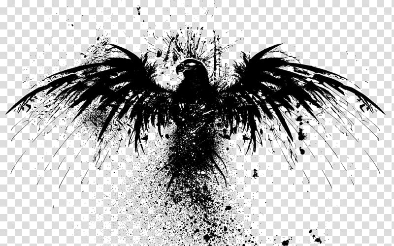 black bird illustration, ARMA 2: Operation Arrowhead Black eagle , eagle transparent background PNG clipart