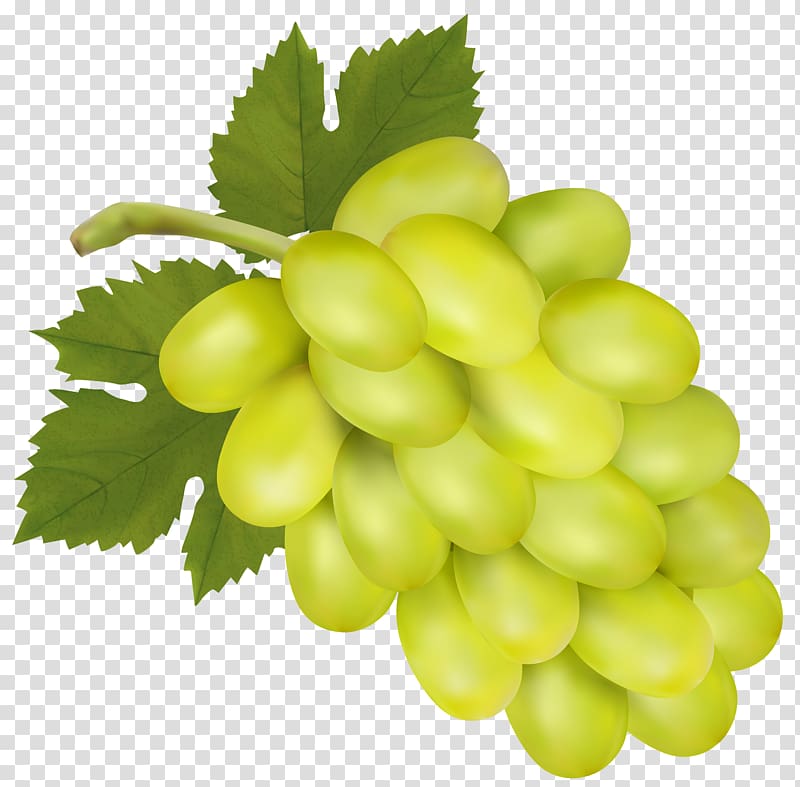 green grapes, Sultana Grape Rosé , White Grape transparent background PNG clipart