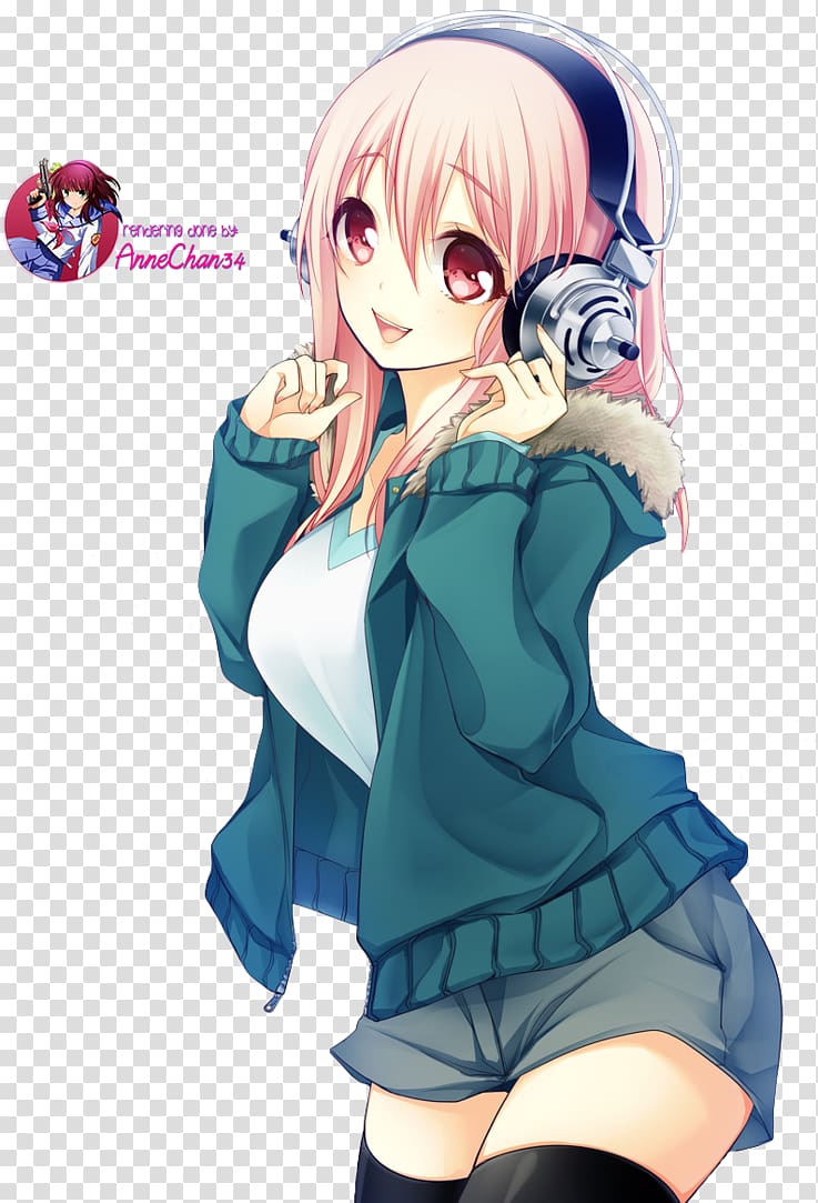 Super Sonico Art Anime Manga Drawing, Anime transparent background PNG clipart