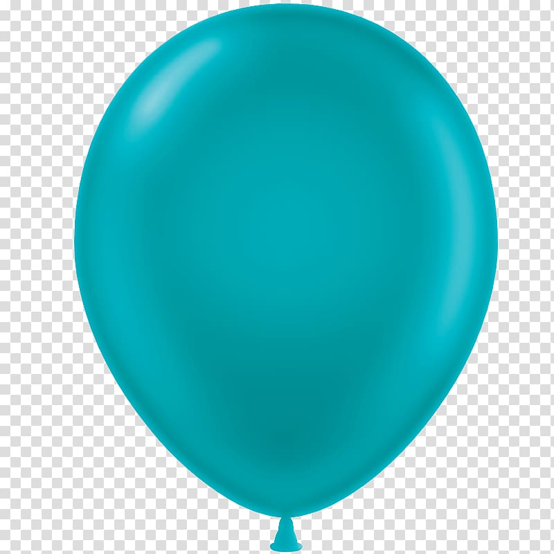 Balloon Teal Party Royal blue Red, teal transparent background PNG clipart
