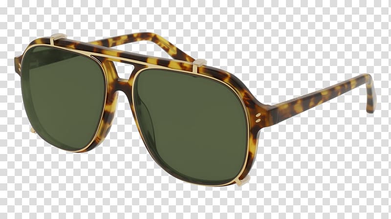 Aviator sunglasses Gucci Designer, Stella Mccartney transparent background PNG clipart