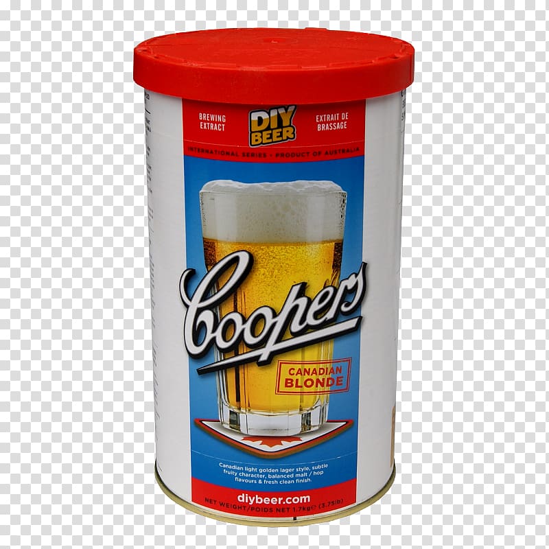 Coopers Brewery Wheat beer Pale ale, Beer tin transparent background PNG clipart