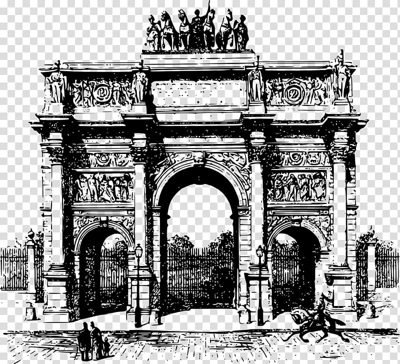 Arc de Triomphe du Carrousel rue de l\'Arc-de-Triomphe , others transparent background PNG clipart
