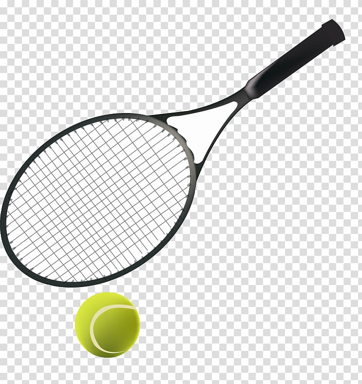 Tennis Racket Sports equipment Ball, Green Tennis transparent background PNG clipart