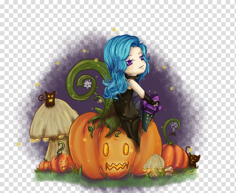 Illustration Fairy Pumpkin Desktop Computer, Pumpkin patch transparent background PNG clipart