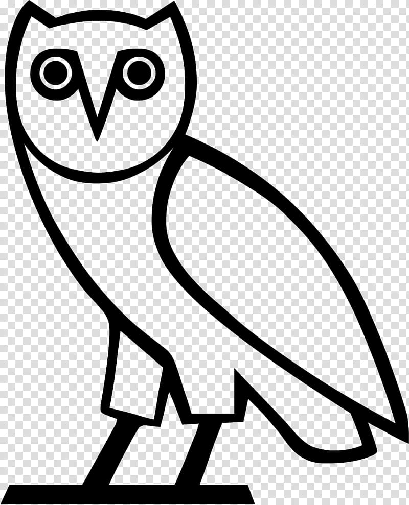 owl illustration, T-shirt Owl Logo OVO Sound Decal, Gold Owl transparent background PNG clipart