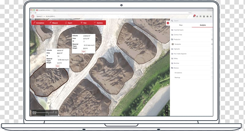 senseFly Quarry Airware Site analysis System, Sensefly transparent background PNG clipart