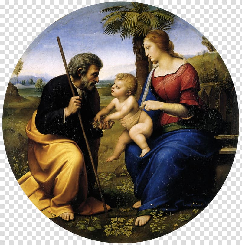 Scottish National Gallery Madonna with Beardless St. Joseph Canigiani Holy Family The Holy Family of Francis I Alba Madonna, Mary transparent background PNG clipart