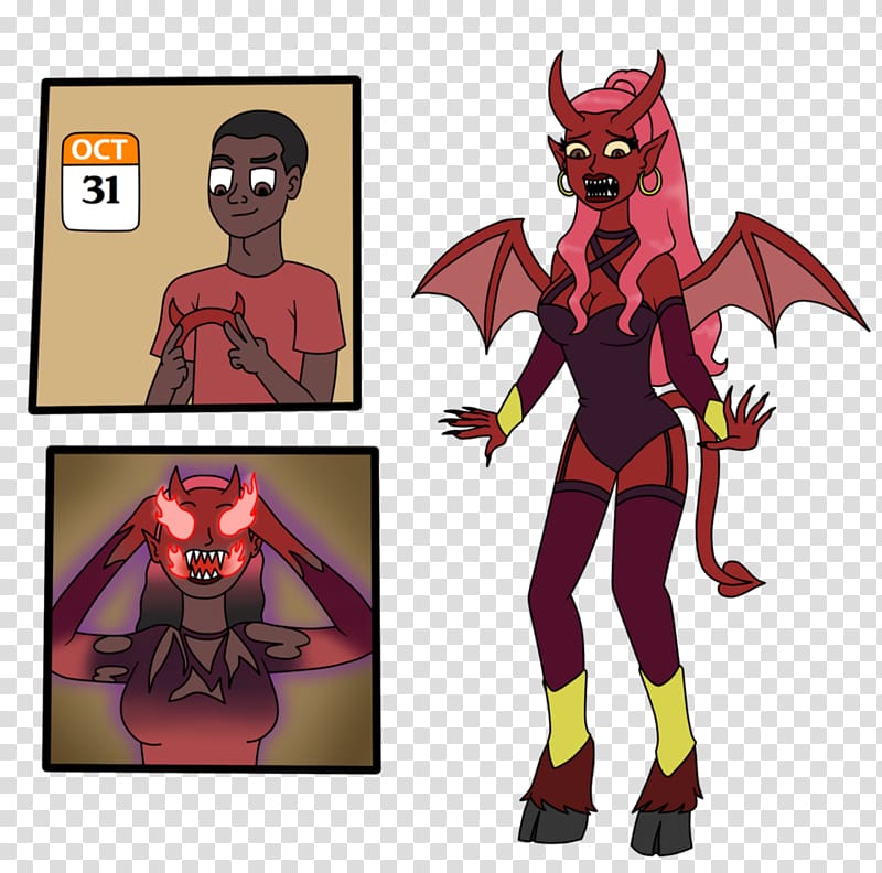 Demon Halloween film series Drawing, demon transparent background PNG clipart