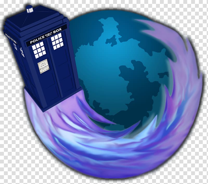Doctor Vislor Turlough Tardis Tribute Flappy Tardis, TARDIS Firefox Icon transparent background PNG clipart