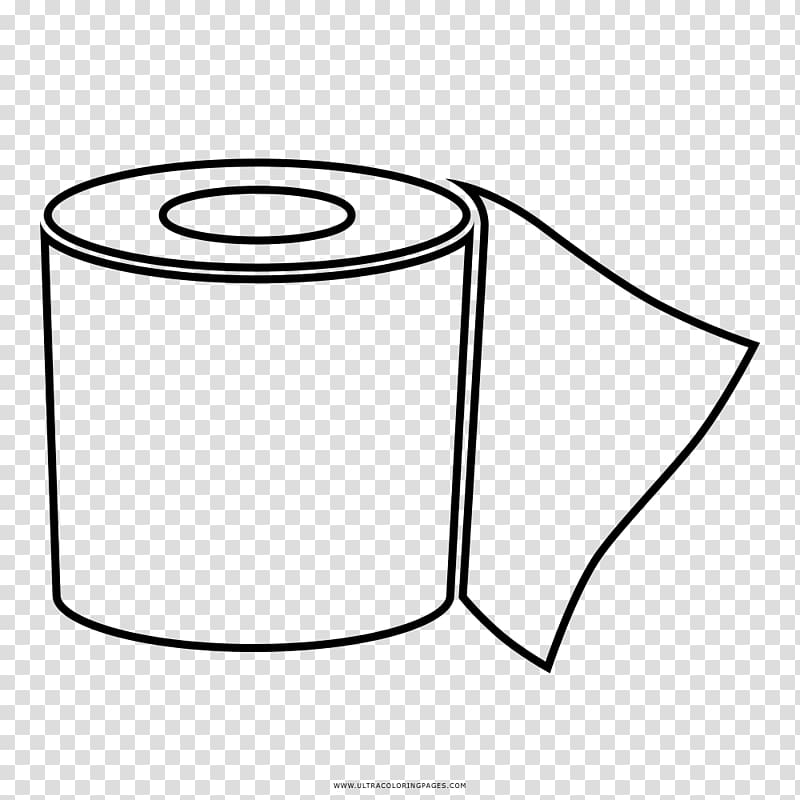 Toilet Paper Drawing Coloring book Hygiene, toilet paper transparent background PNG clipart